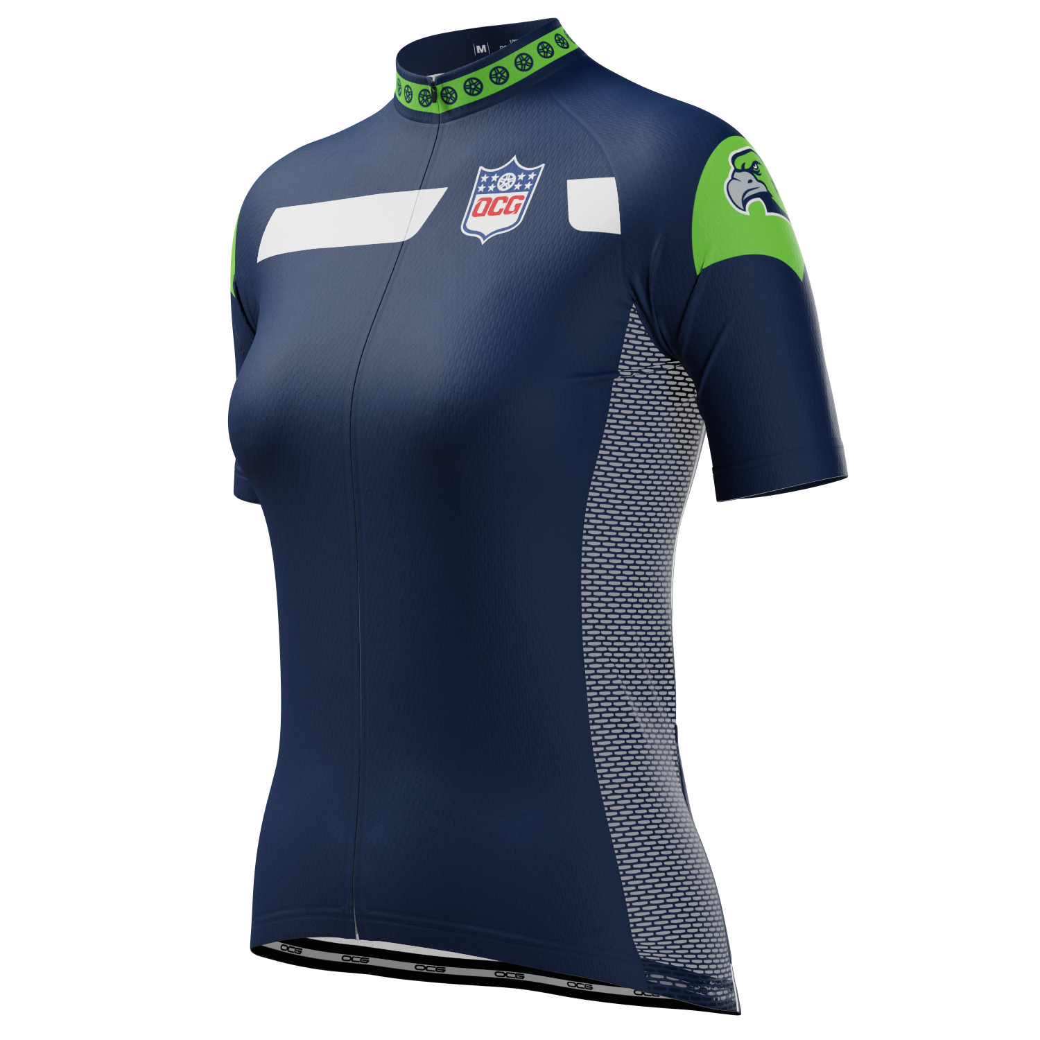 Women's Seattle Football Short Sleeve Cycling Jersey