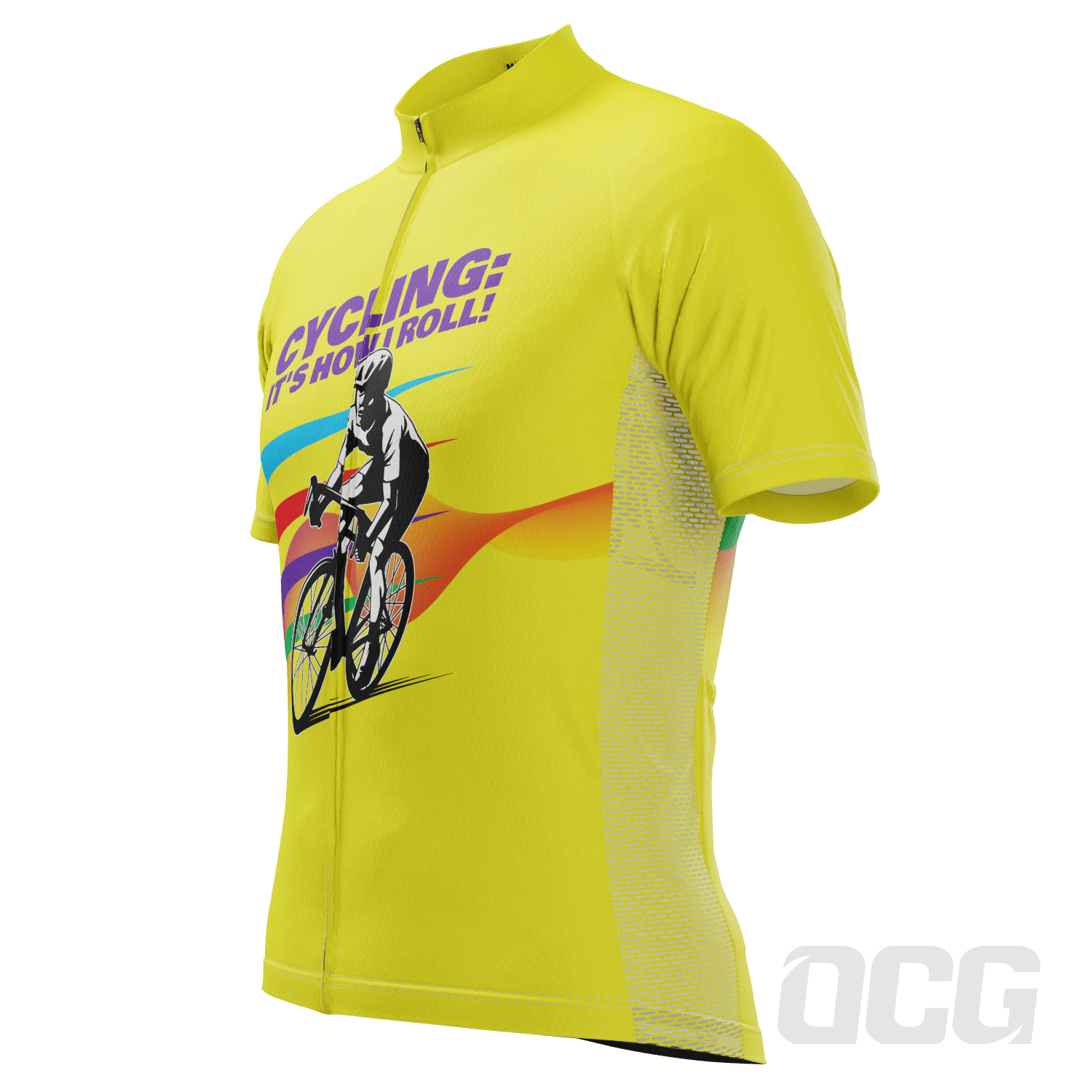 Men's Cycling: It's How I Roll! Short Sleeve Cycling Jersey