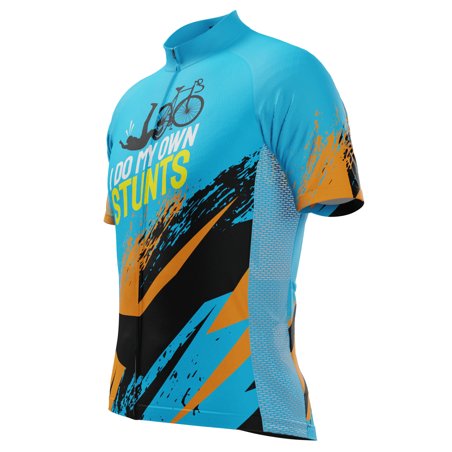 Men's I Do My Own Stunts Short Sleeve Cycling Jersey