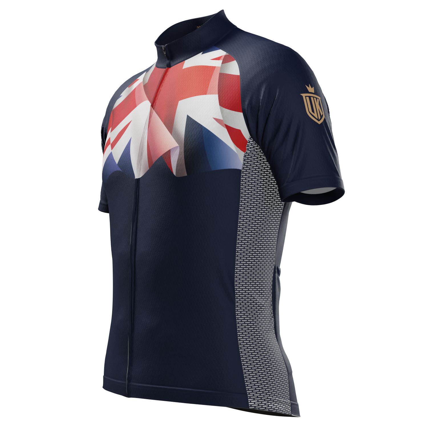 Men's UK Flag Short Sleeve Cycling Jersey