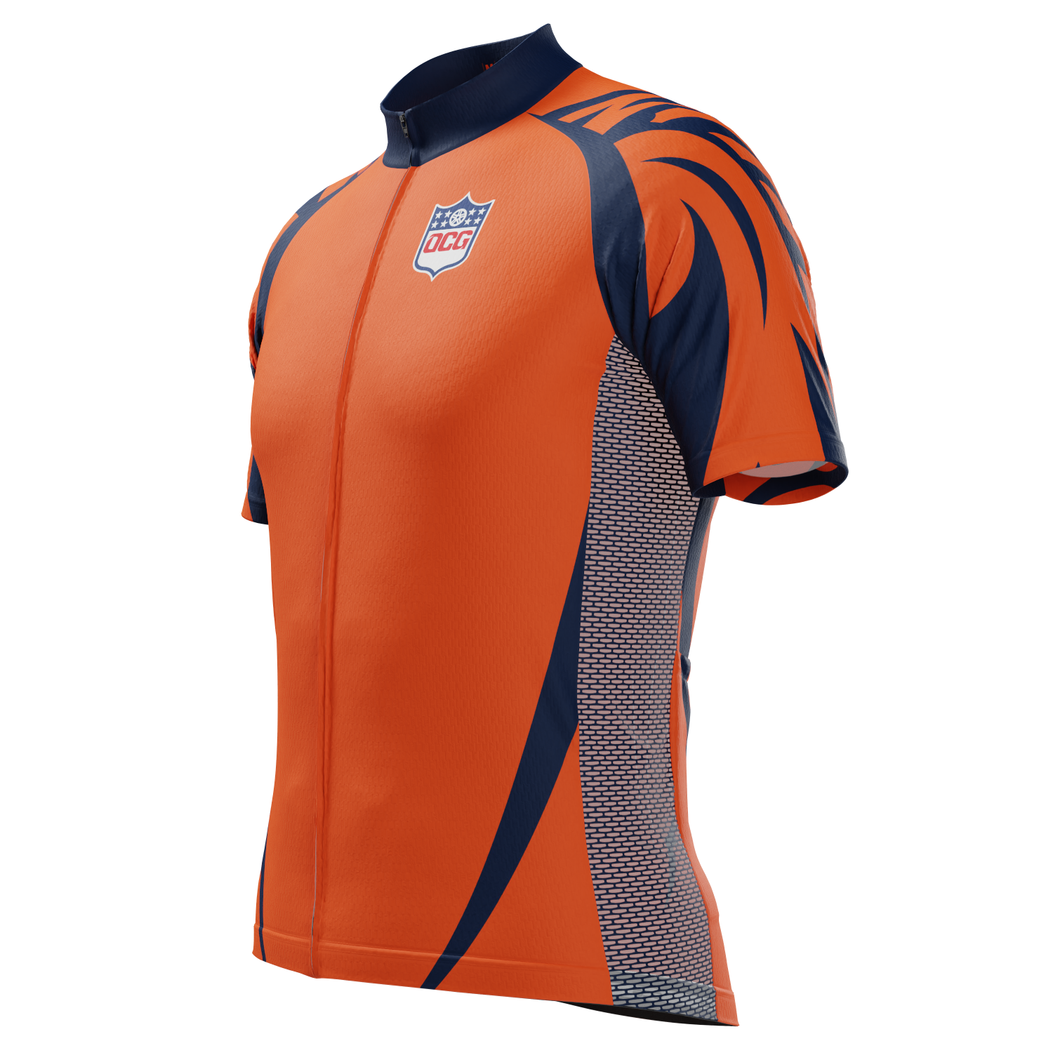 Men's Denver Football Short Sleeve Cycling Jersey