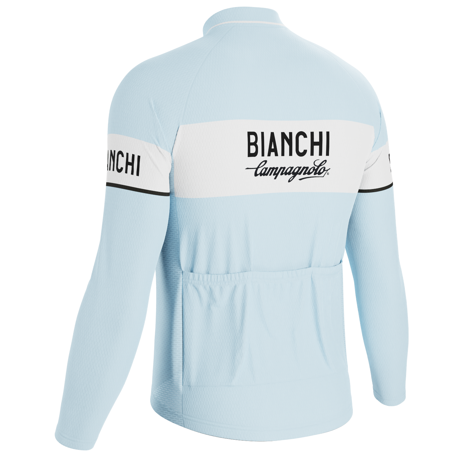 Men's Retro Bianchi Long Sleeve Cycling Jersey