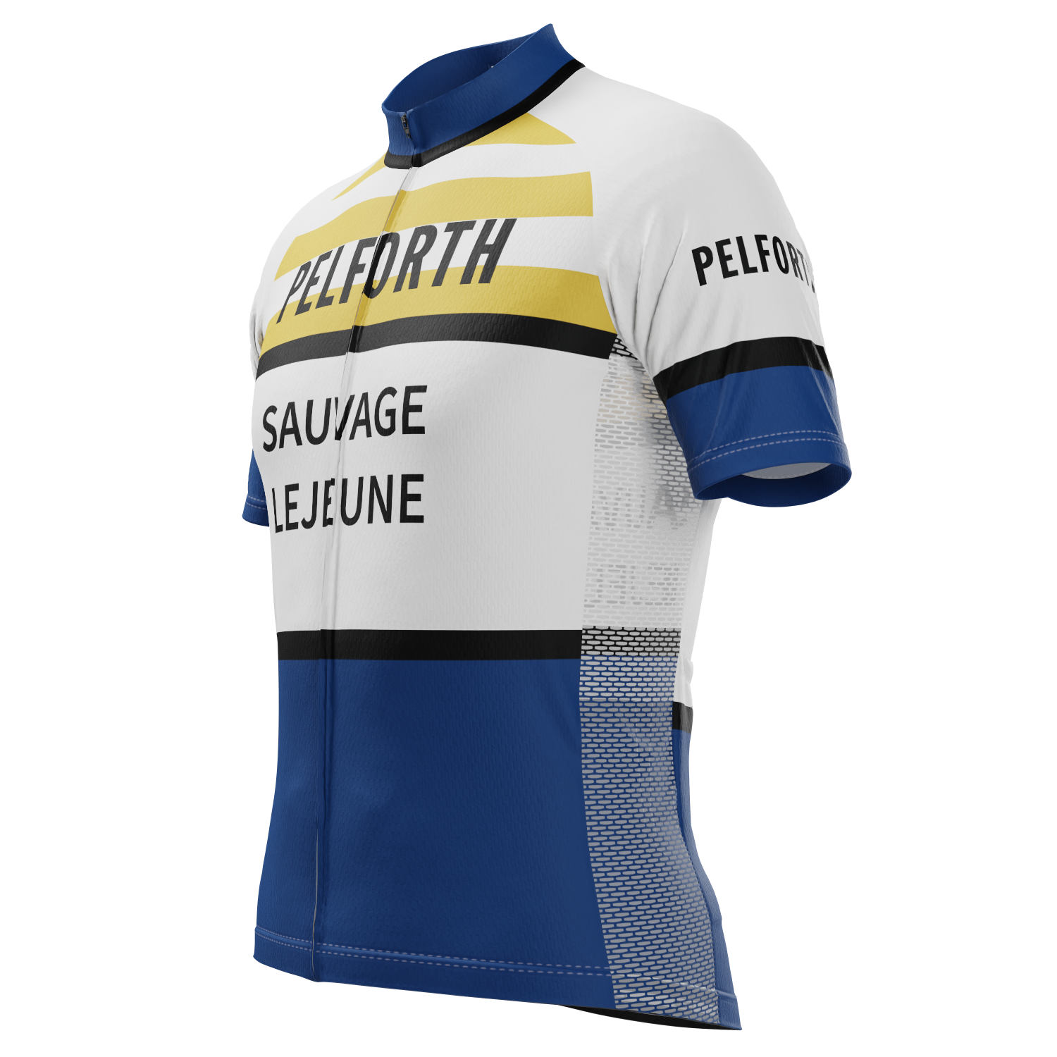 Men's French Pelforth–Sauvage–Lejeune Short Sleeve Cycling Jersey