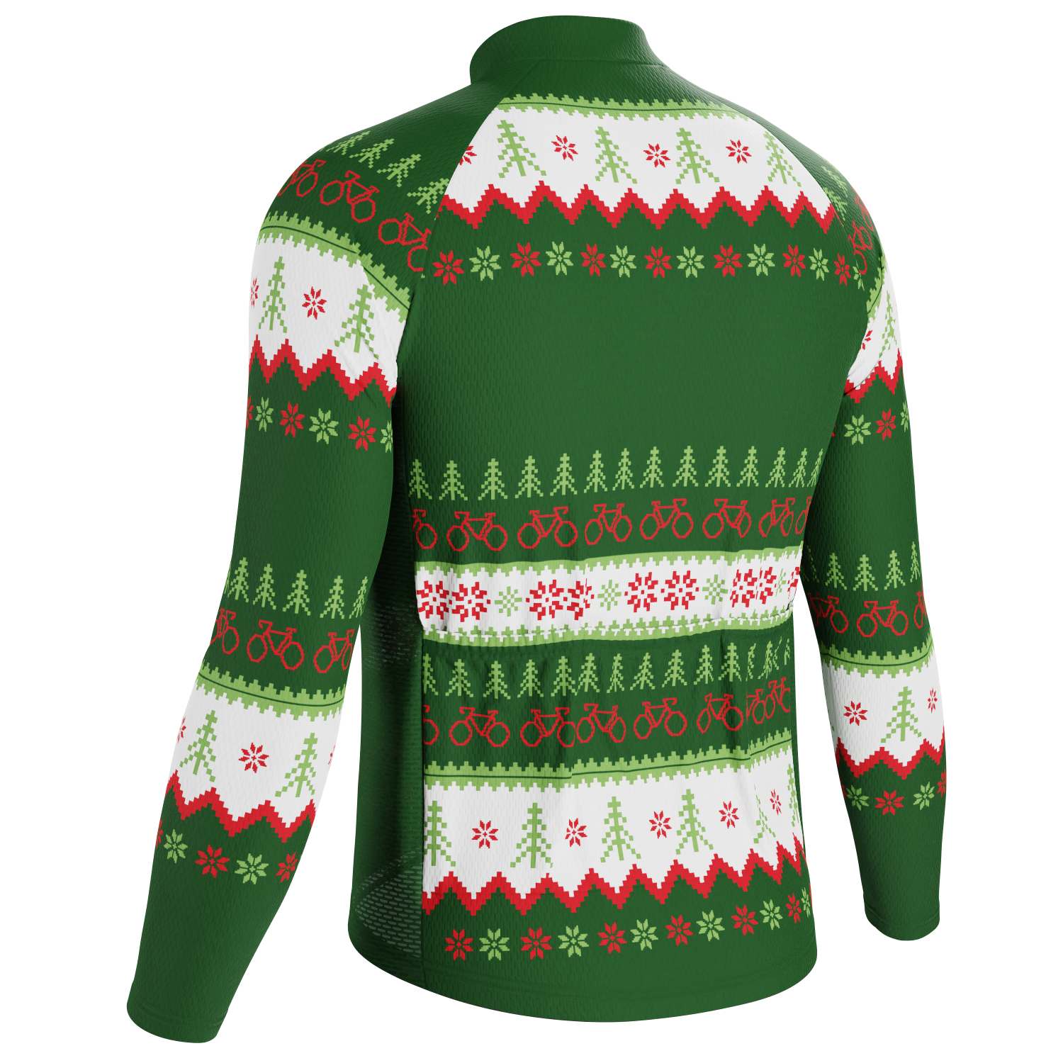 Men's All I Want For Christmas Long Sleeve Cycling Jersey