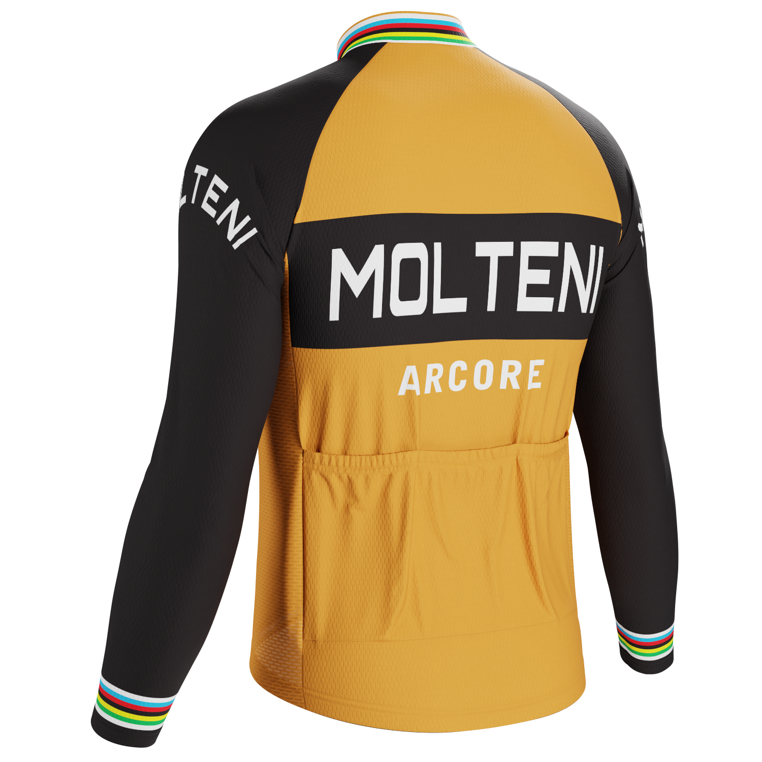 Men's Retro Molteni Classic Long Sleeve Cycling Jersey