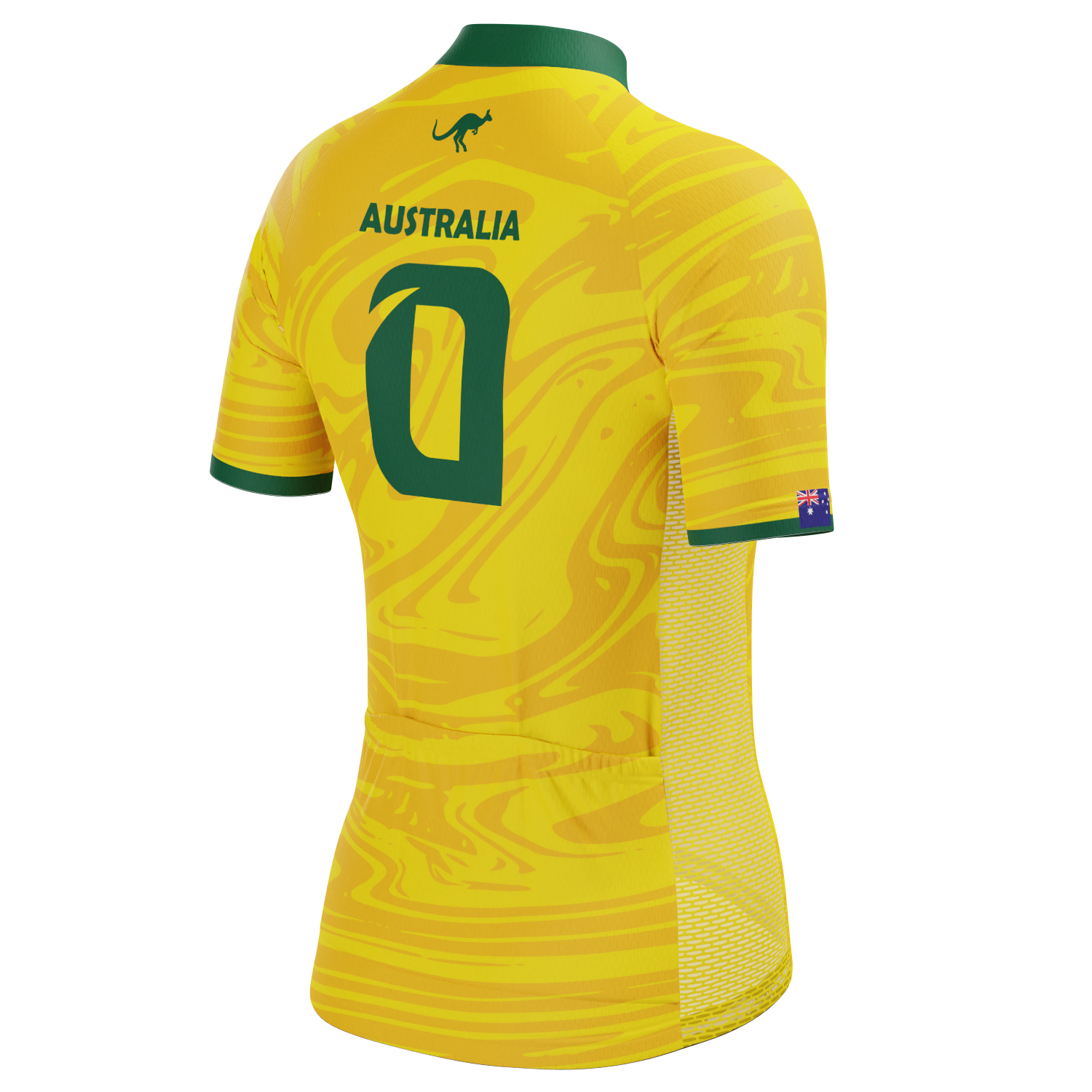 Women's Australia Soccer Short Sleeve Cycling Jersey