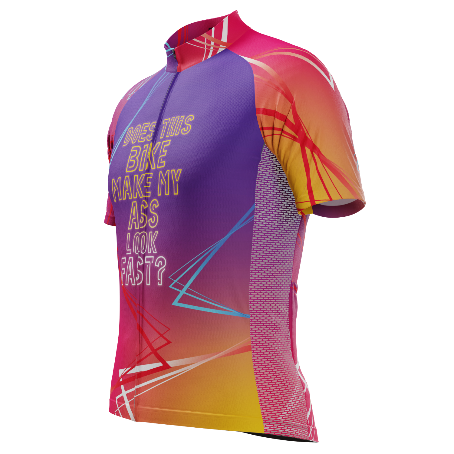 Men's Fast Ass Short Sleeve Cycling Jersey