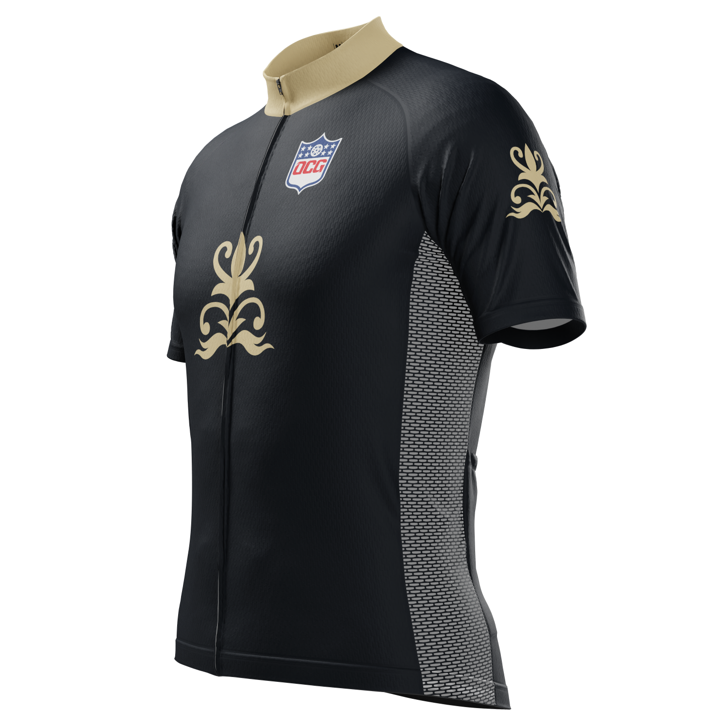 Men's New Orleans Football Short Sleeve Cycling Jersey
