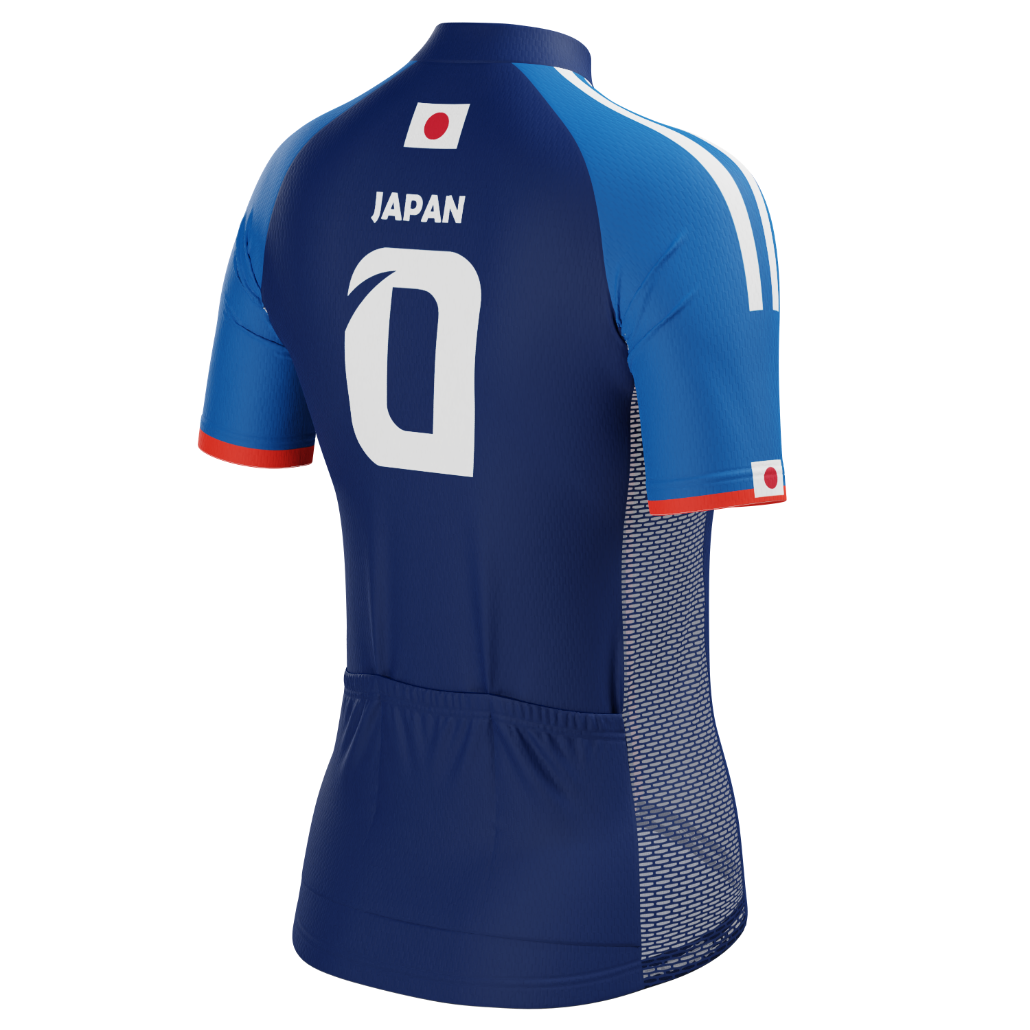 Women's Japan Soccer Short Sleeve Cycling Jersey