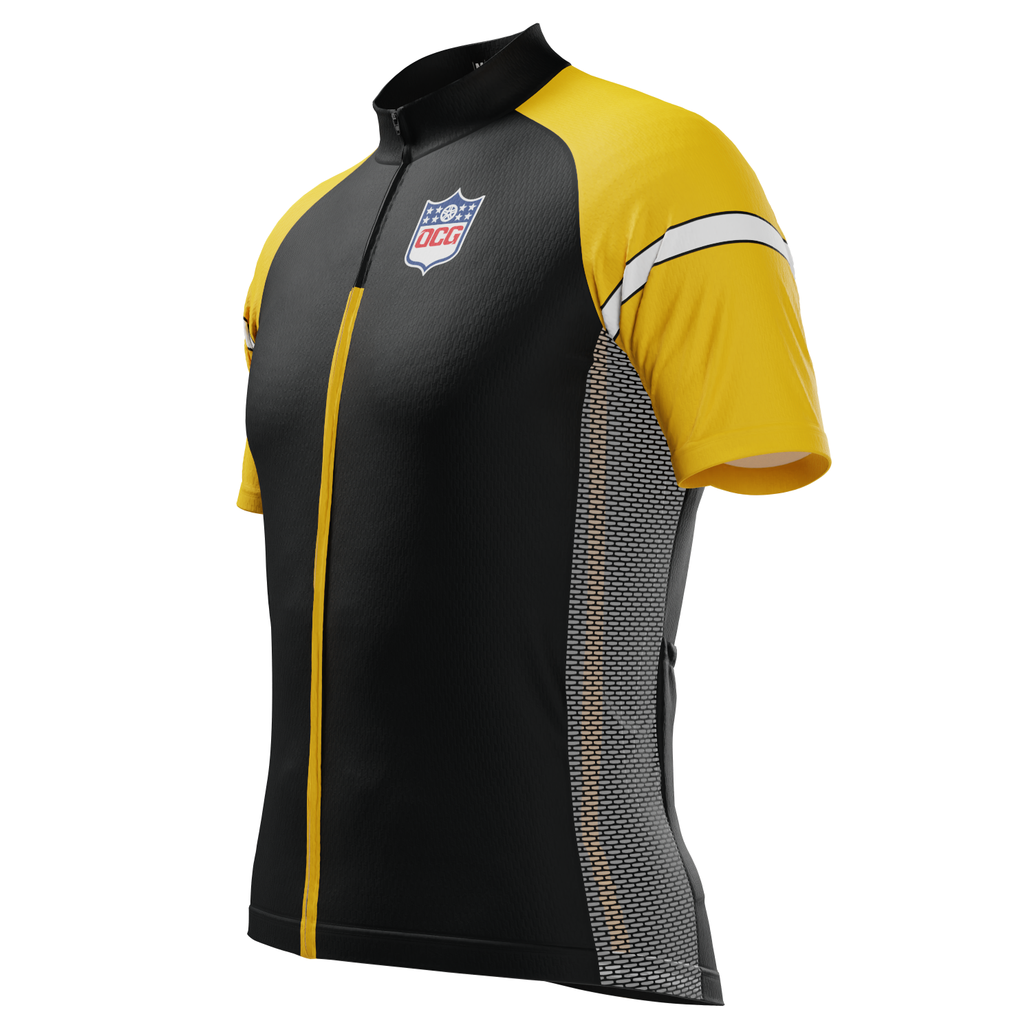 Men's Pittsburg Football Short Sleeve Cycling Jersey