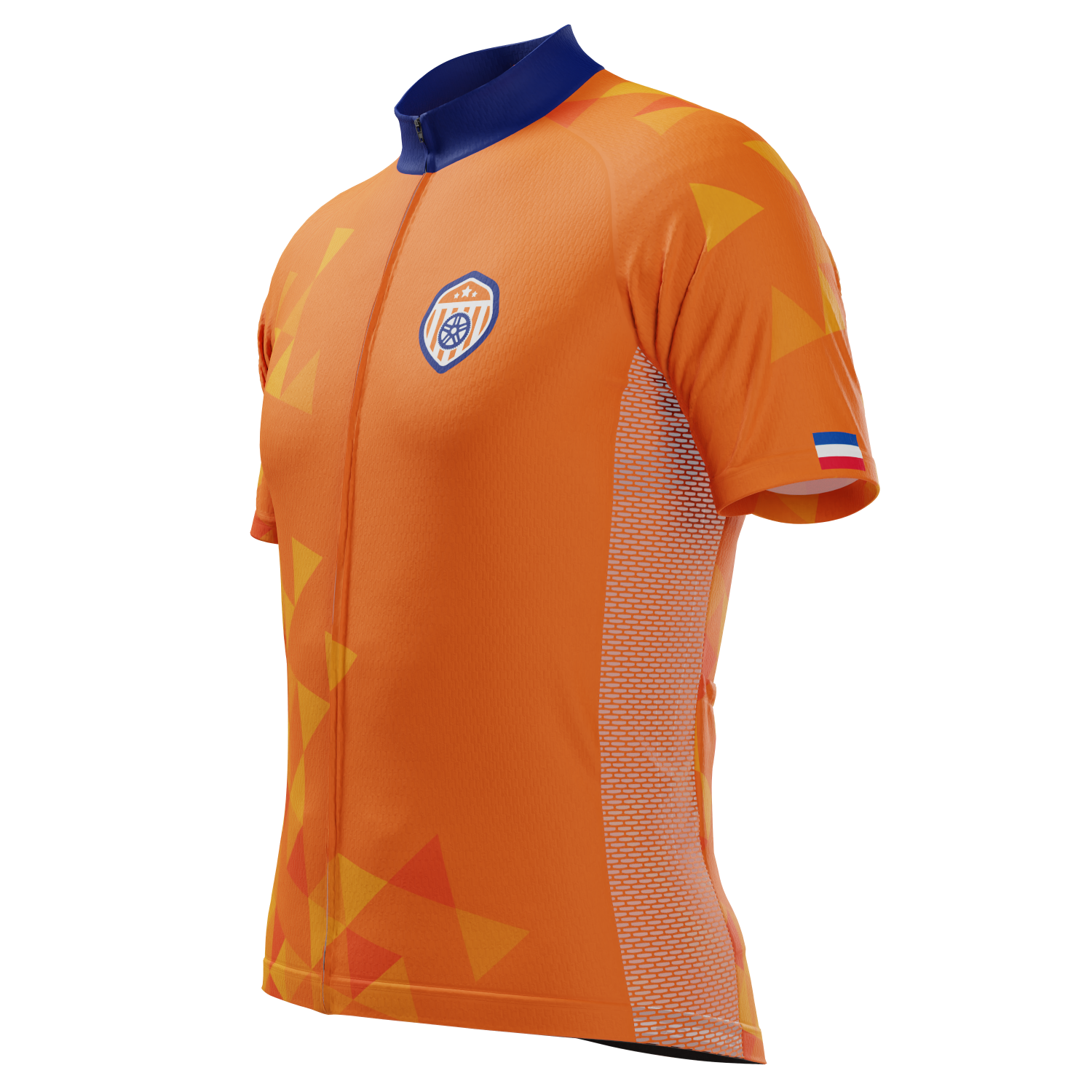 Men's Netherlands Soccer Short Sleeve Cycling Jersey