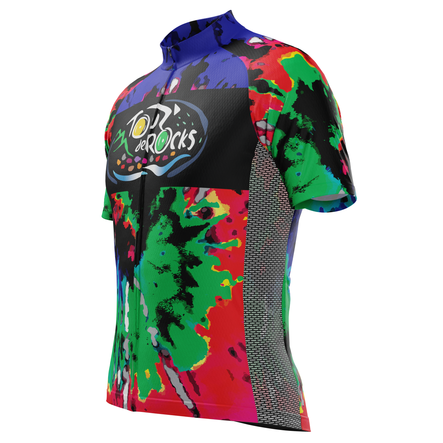 Men's Custom Tour de Rocks Short Sleeve Cycling Jersey