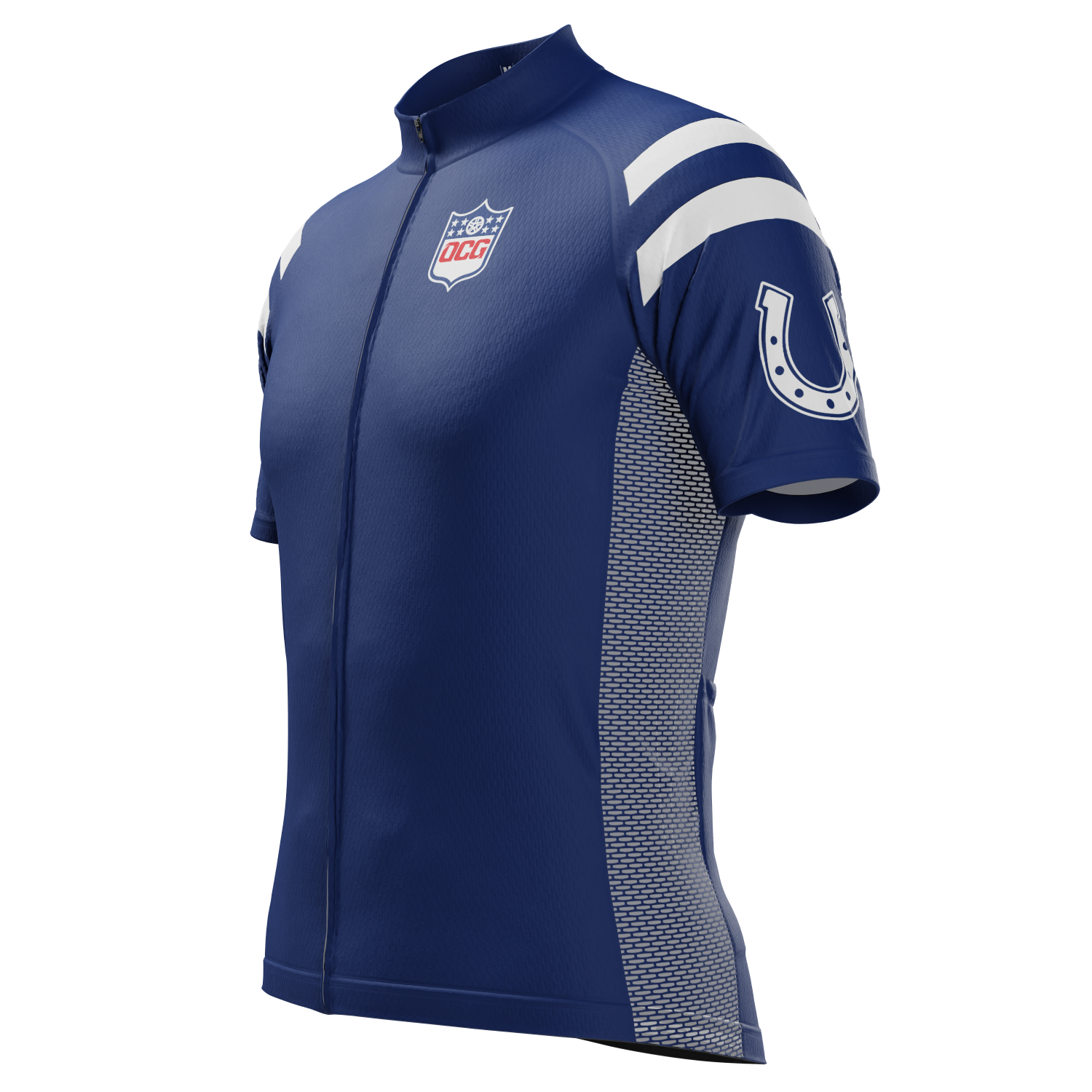 Men's Indianapolis Football Short Sleeve Cycling Jersey