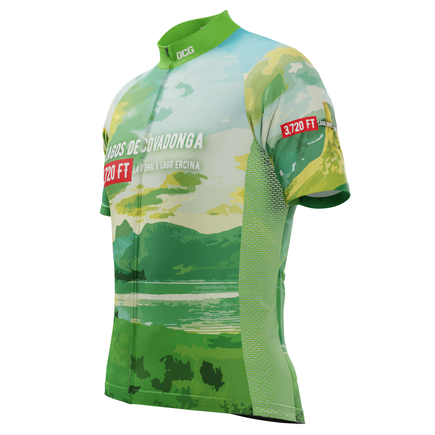 Men's  Lagos de Covadonga Epic Climbs  Short Sleeve Cycling Jersey