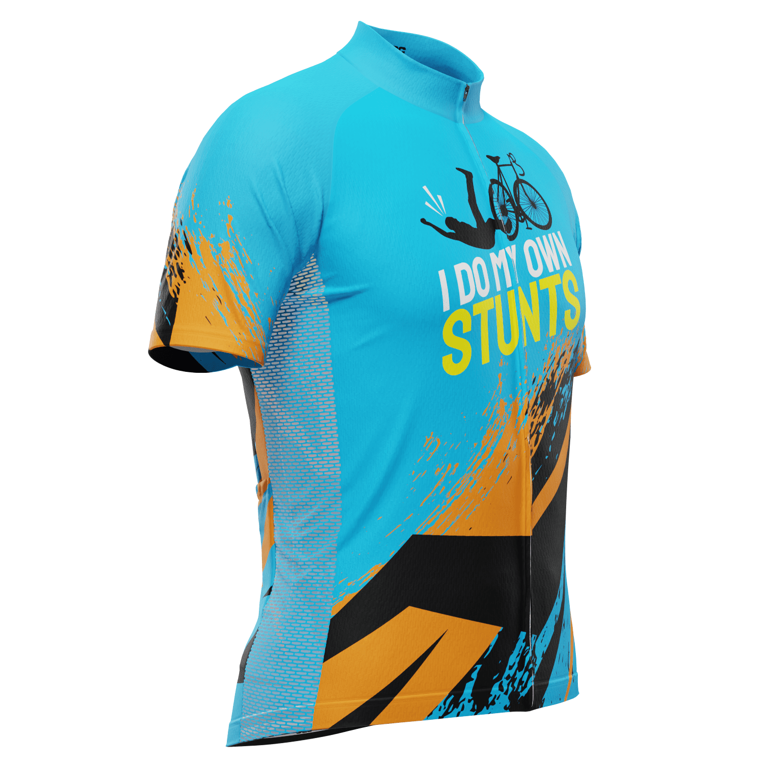 Men's I Do My Own Stunts Short Sleeve Cycling Jersey