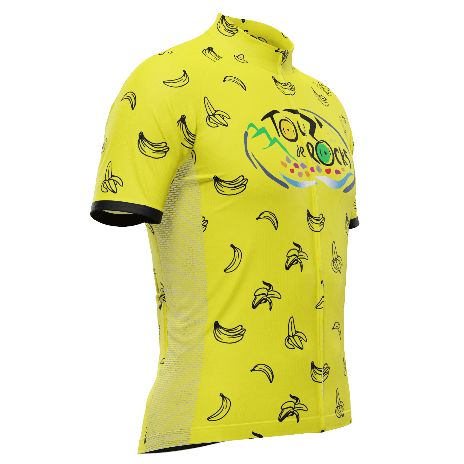 Men's Custom Tour de Rocks Short Sleeve Cycling Jersey