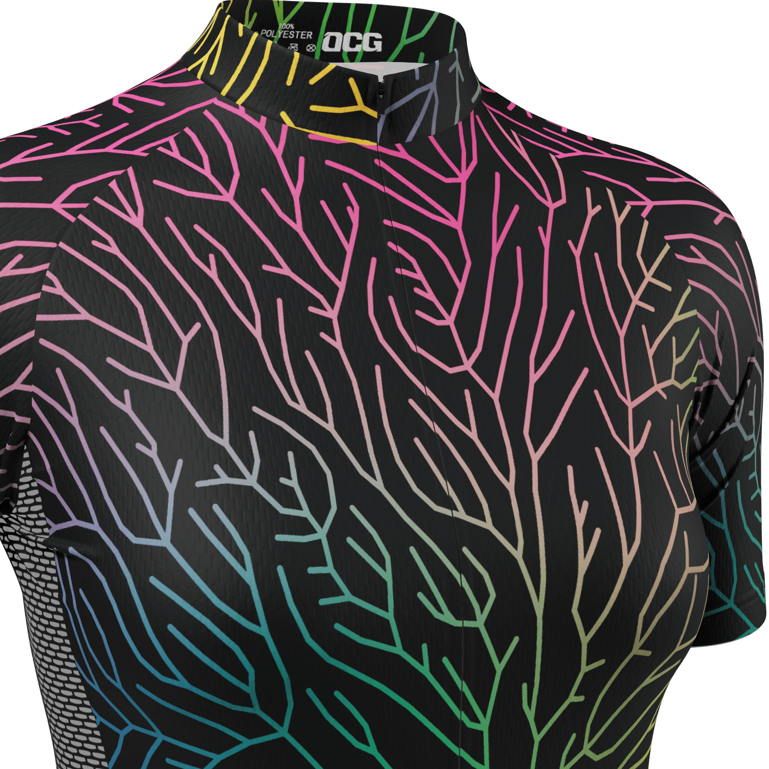 Women's Holographic Branches Short Sleeve Cycling Jersey