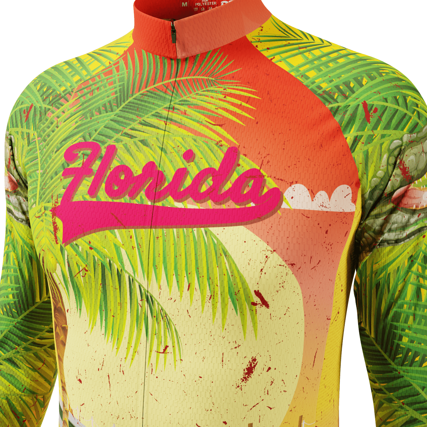 Men's Around The World - Florida Long Sleeve Cycling Jersey