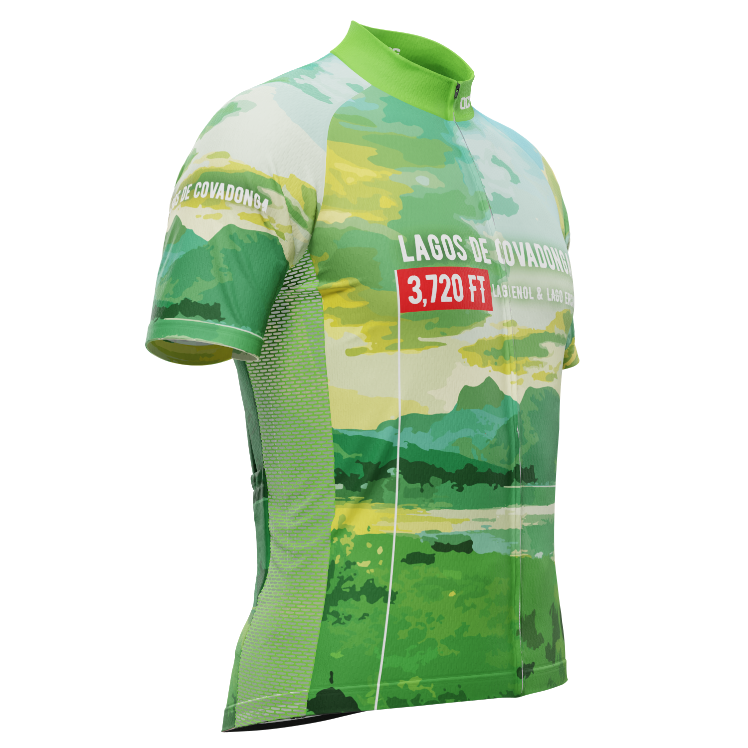 Men's  Lagos de Covadonga Epic Climbs  Short Sleeve Cycling Jersey