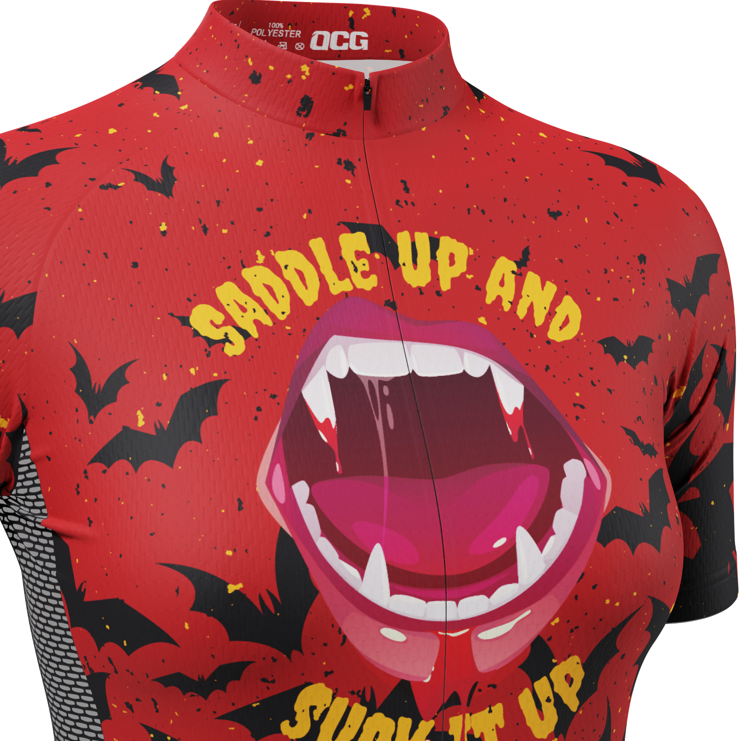 Women's Dracula Short Sleeve Cycling Jersey