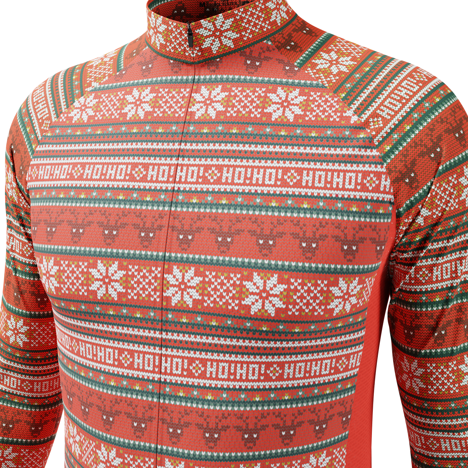 Men's Navidad Long Sleeve Cycling Jersey