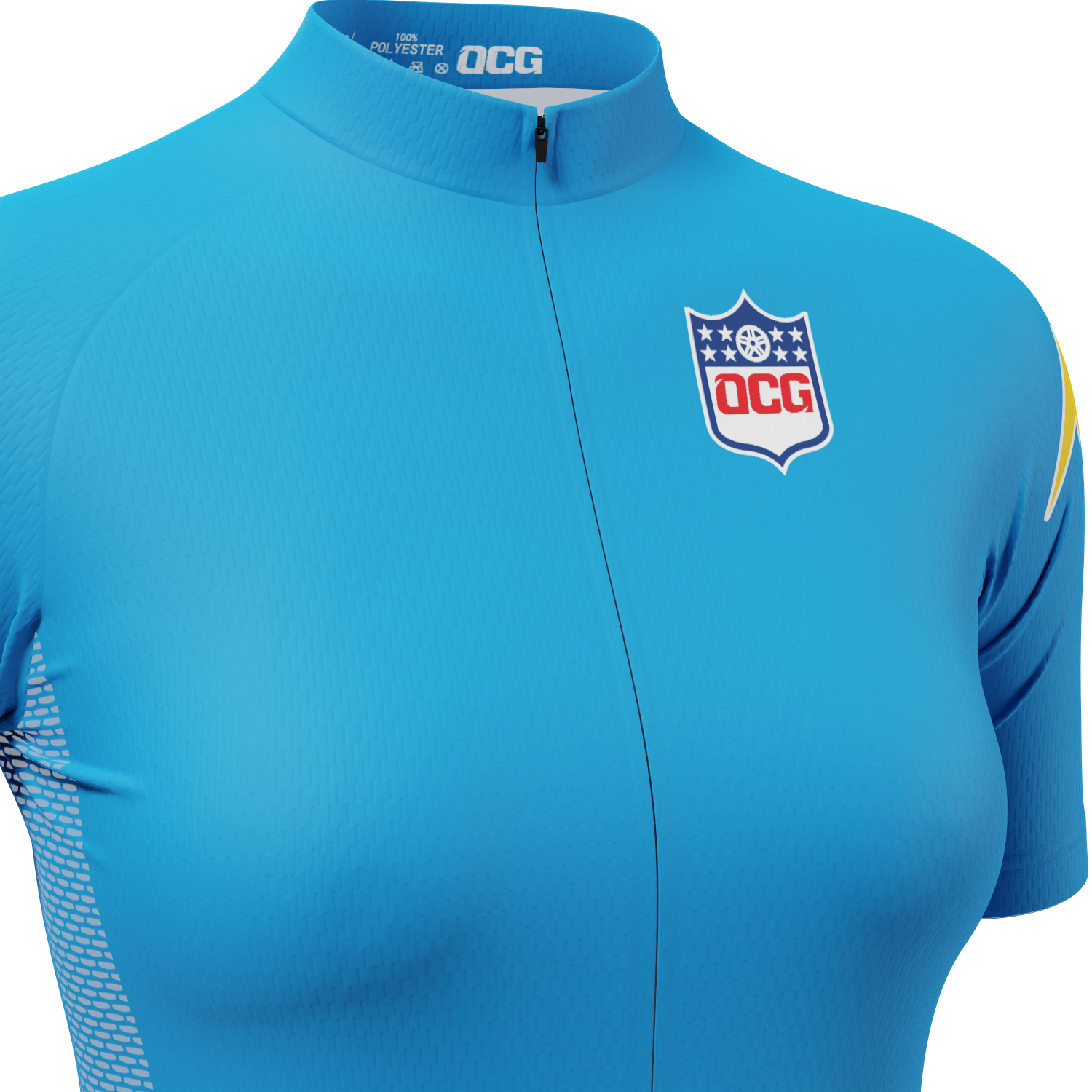 Women's Charger Football Short Sleeve Cycling Jersey