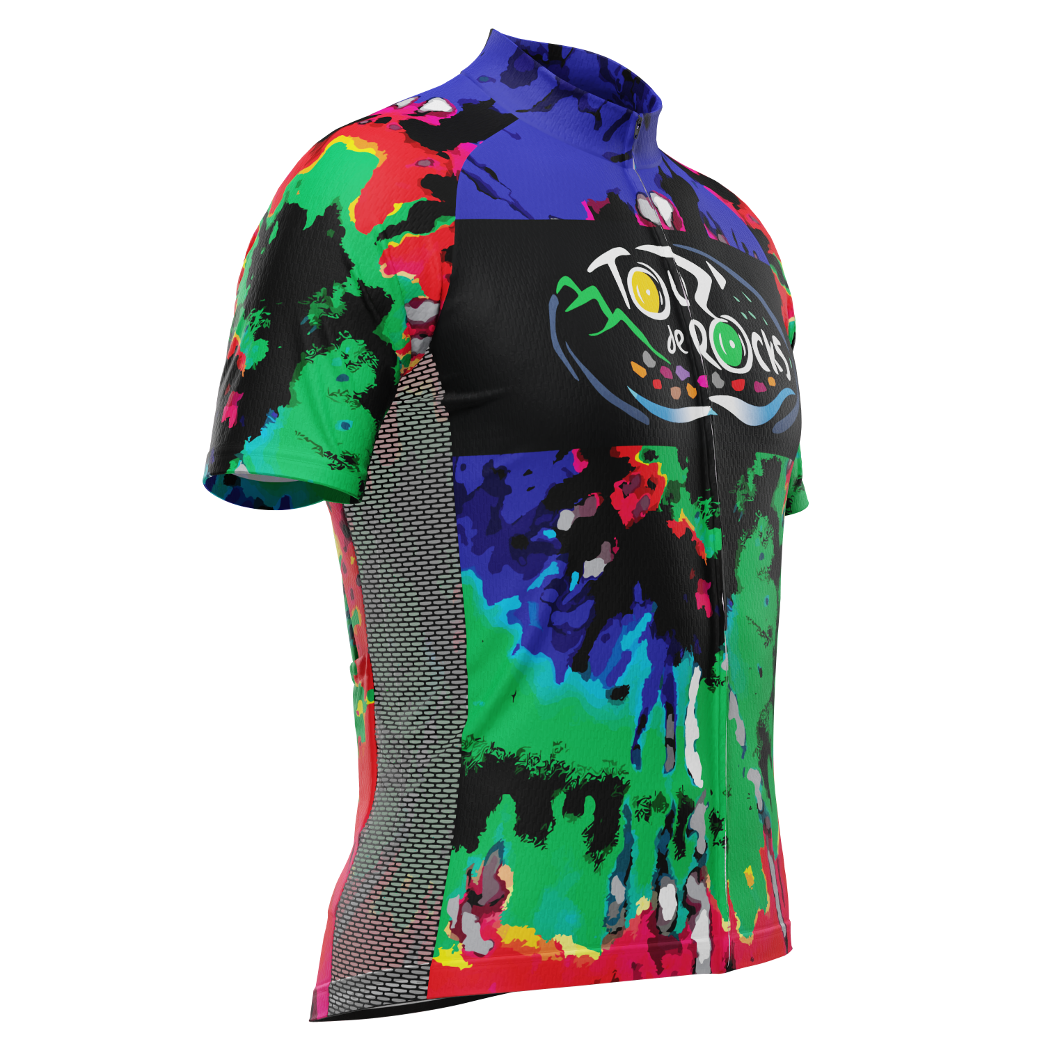 Men's Custom Tour de Rocks Short Sleeve Cycling Jersey