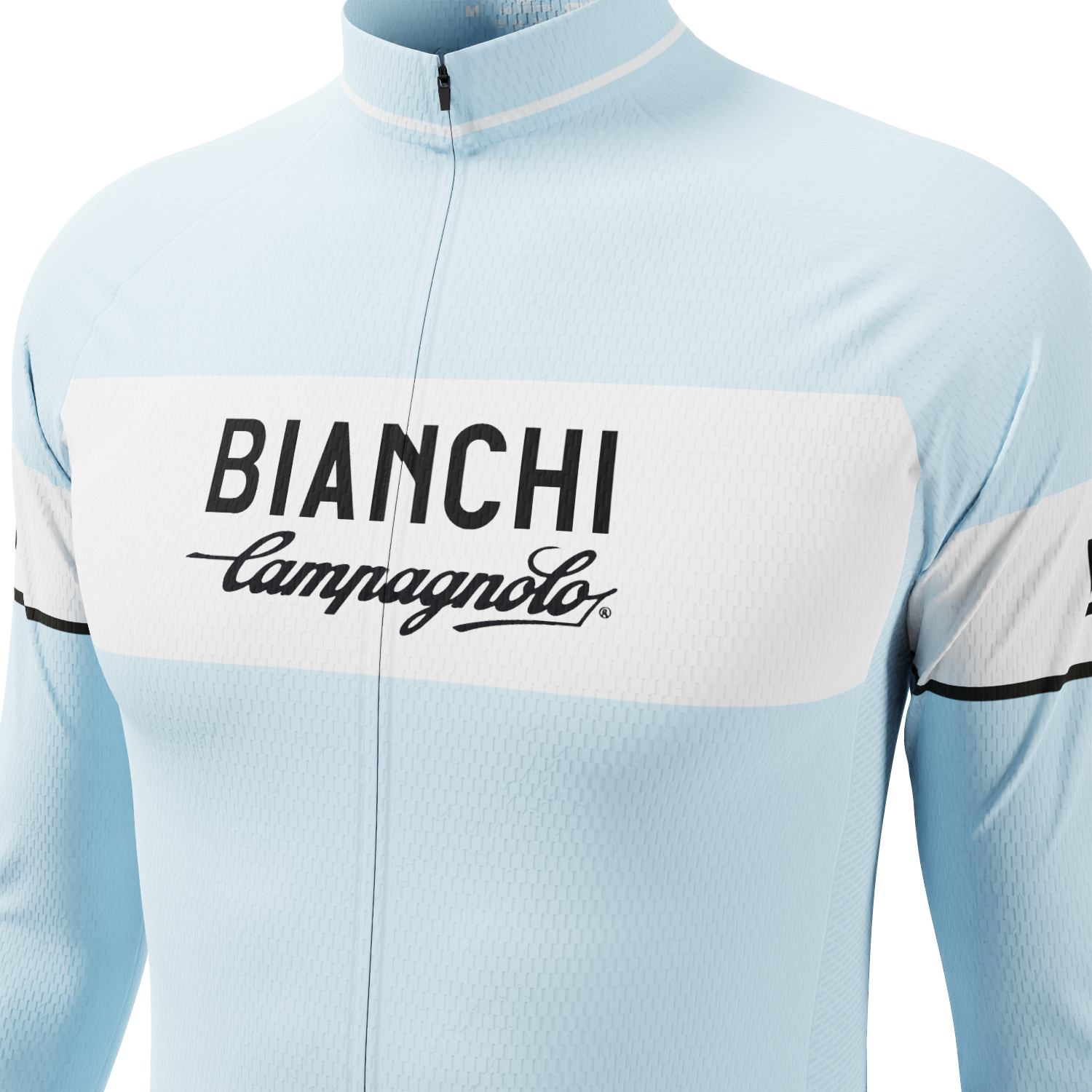 Men's Retro Bianchi Long Sleeve Cycling Jersey