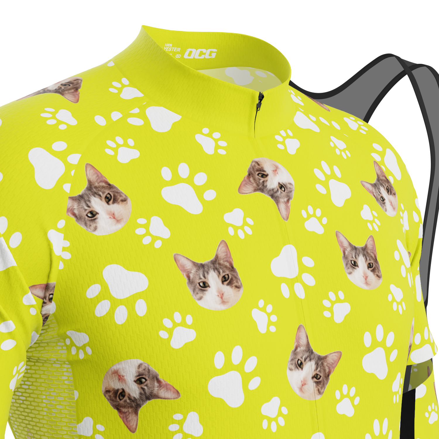 Men's Custom Pet Paws Cycling Kit Performance & Comfort