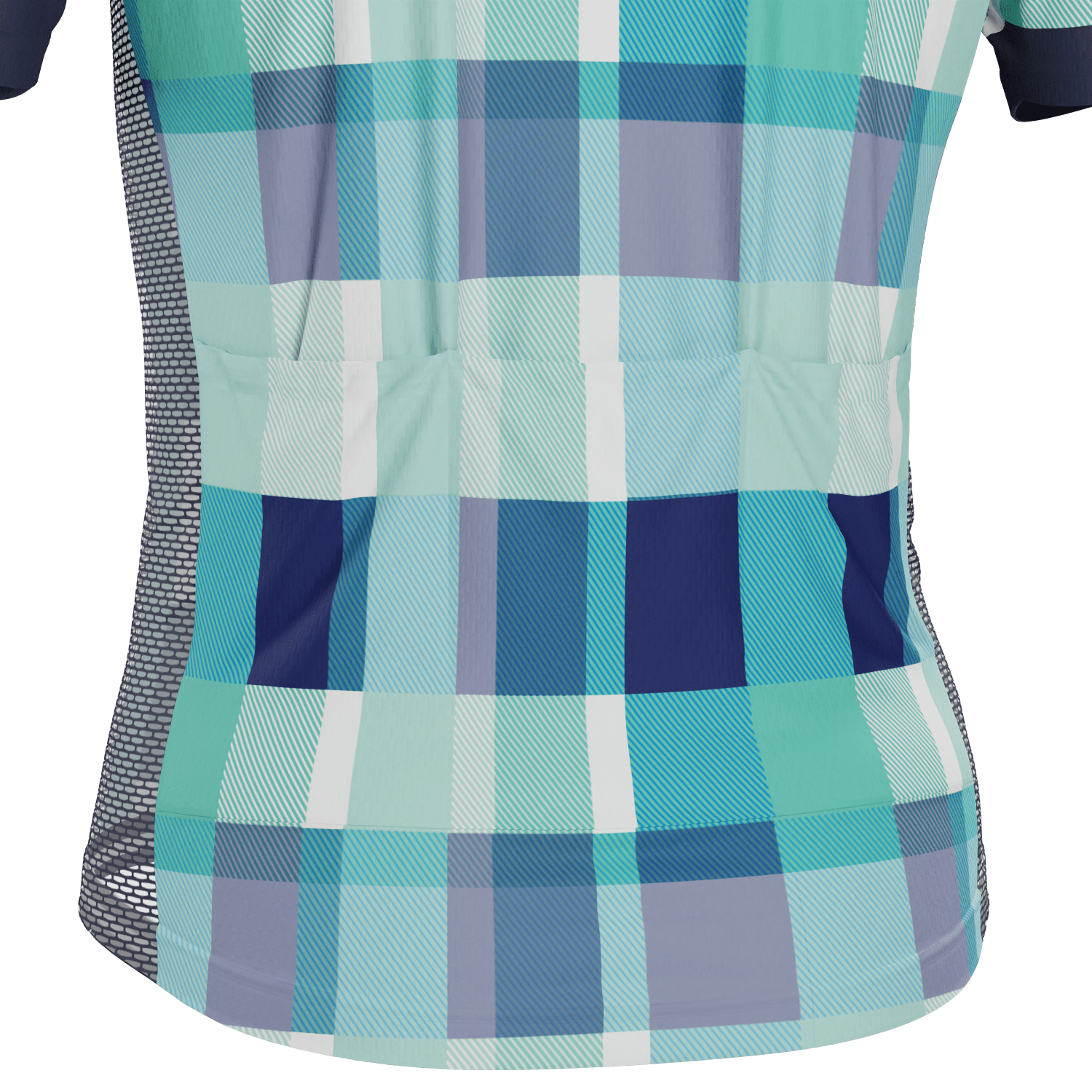 Men's Classic Tartan Short Sleeve Cycling Jersey