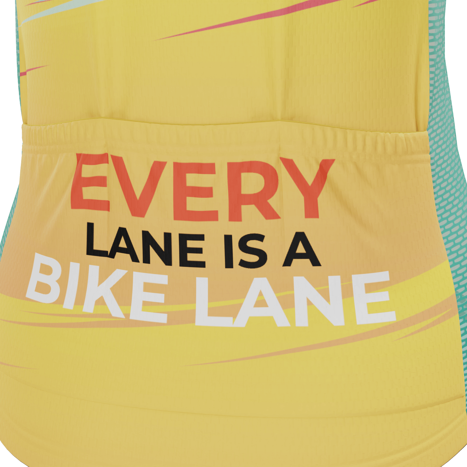 Women's Every Lane Is A Bike Lane Short Sleeve Cycling Jersey