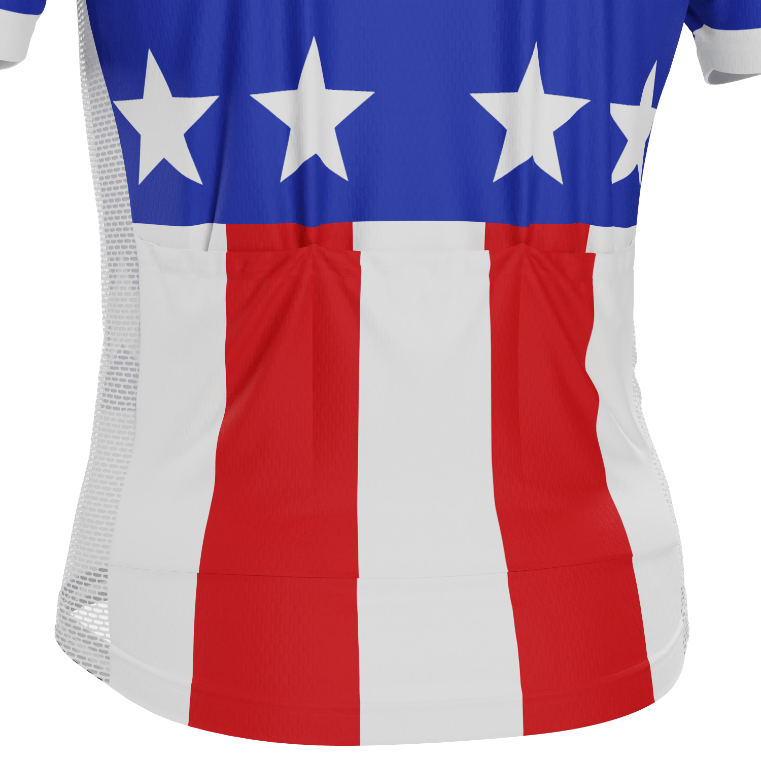 Men's Blue Americas Short Sleeve Cycling Jersey