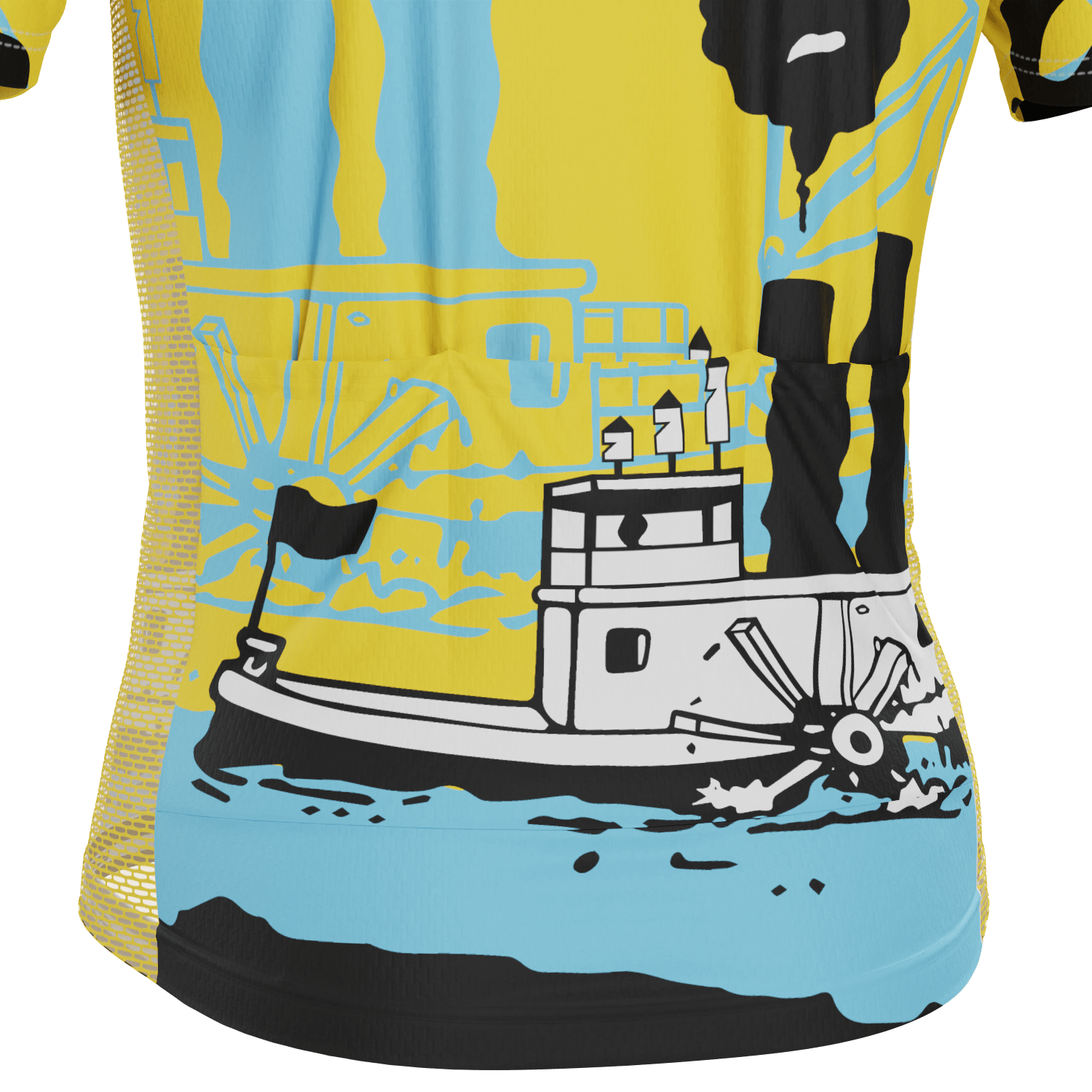 Men's Steamboat Willie Addicted to Cycling Short Sleeve Cycling Jersey