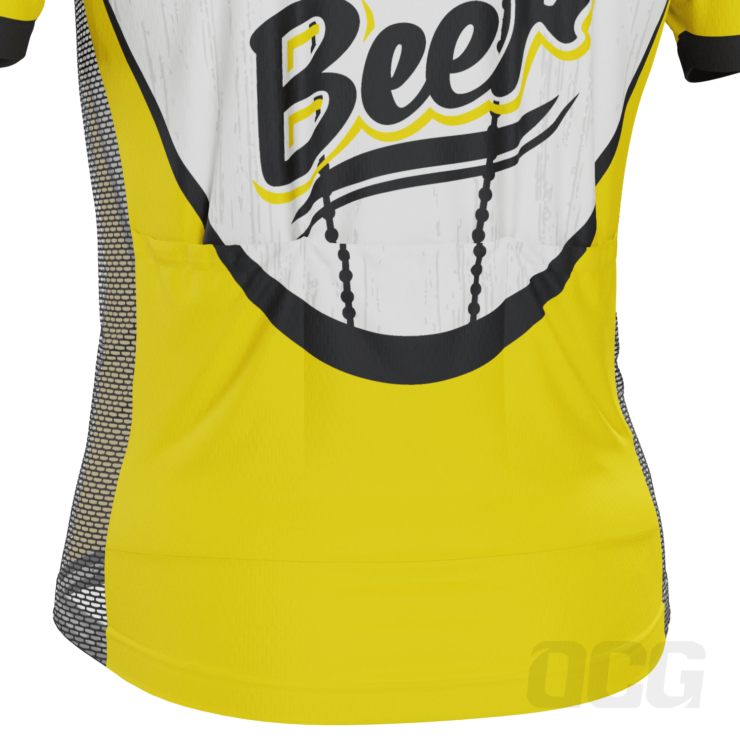 Men's Powered By Beer Short Sleeve Cycling Jersey