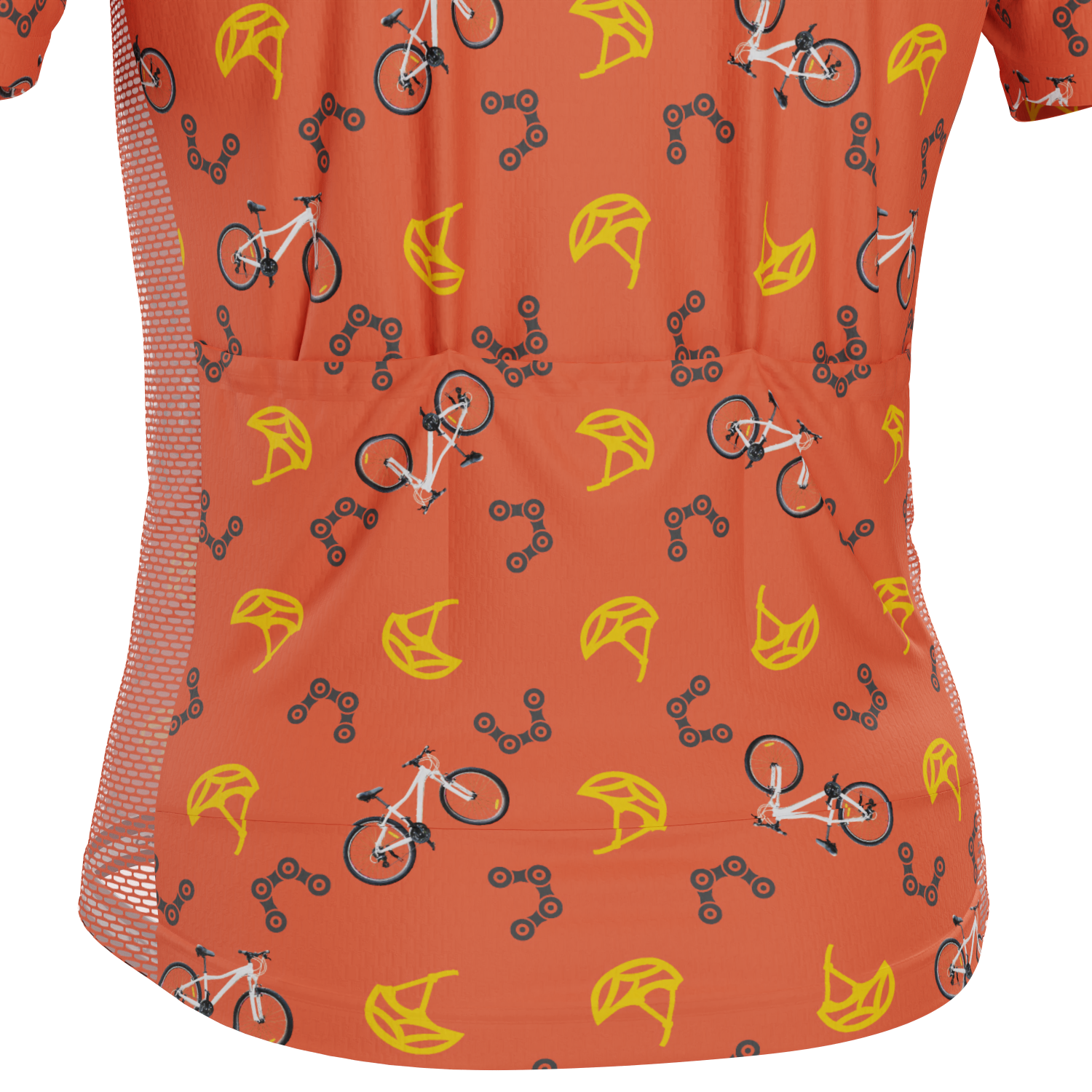 Men's Custom Bike & Helmets Design Personalized Short Sleeve Cycling Jersey