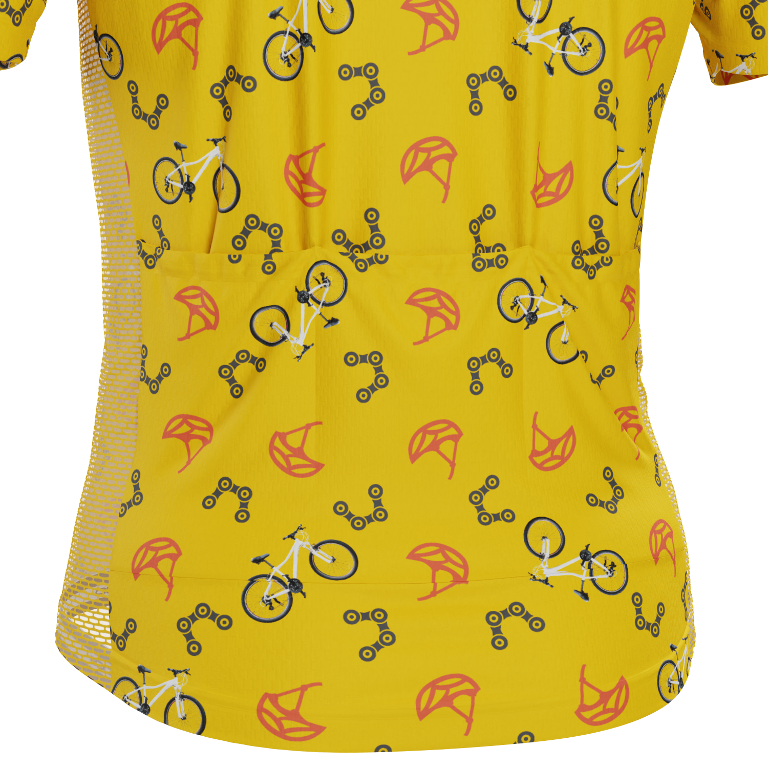 Men's Custom Bike & Helmets Design Personalized Short Sleeve Cycling Jersey