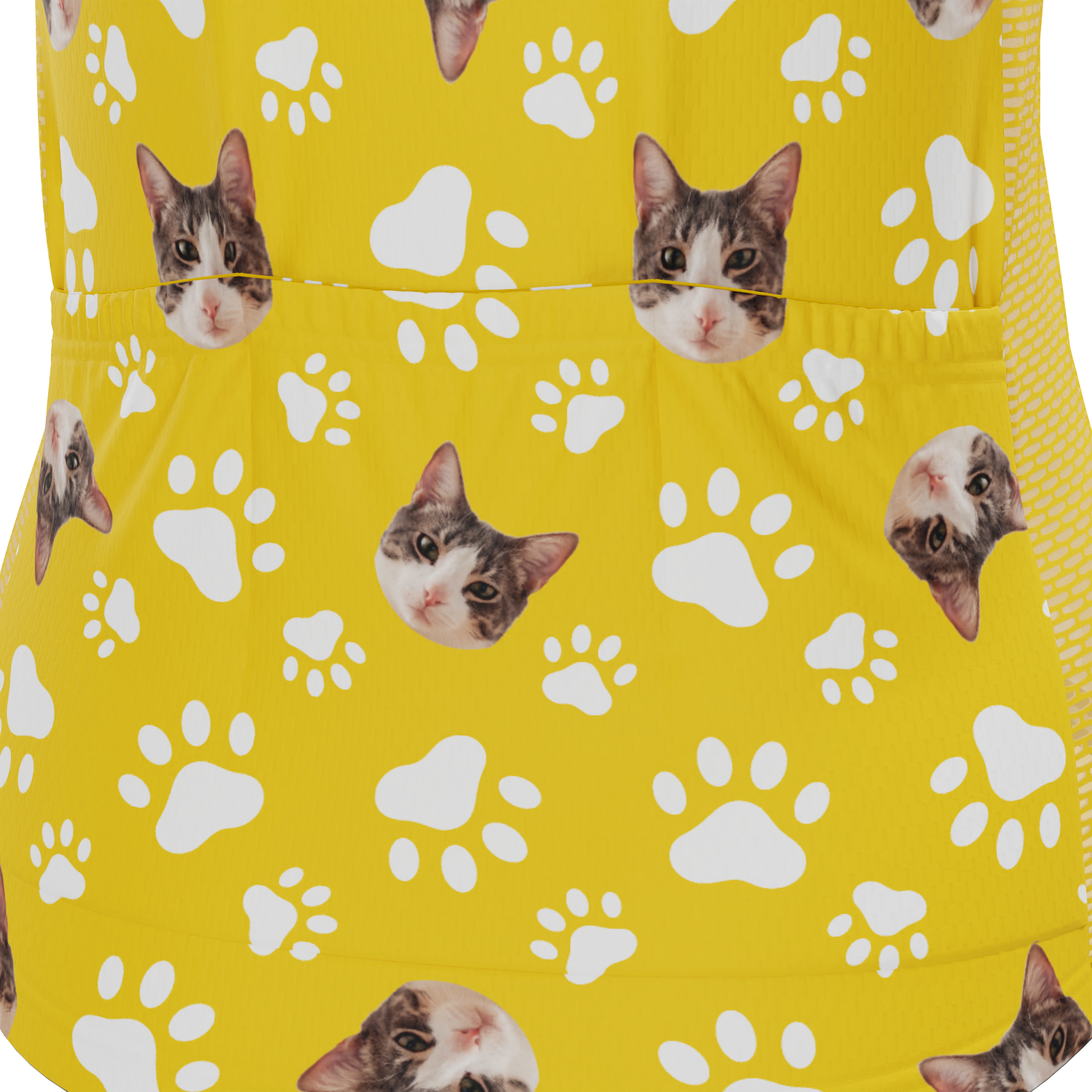 Women's Custom Pet Paws Design Personalized Short Sleeve Cycling Jersey