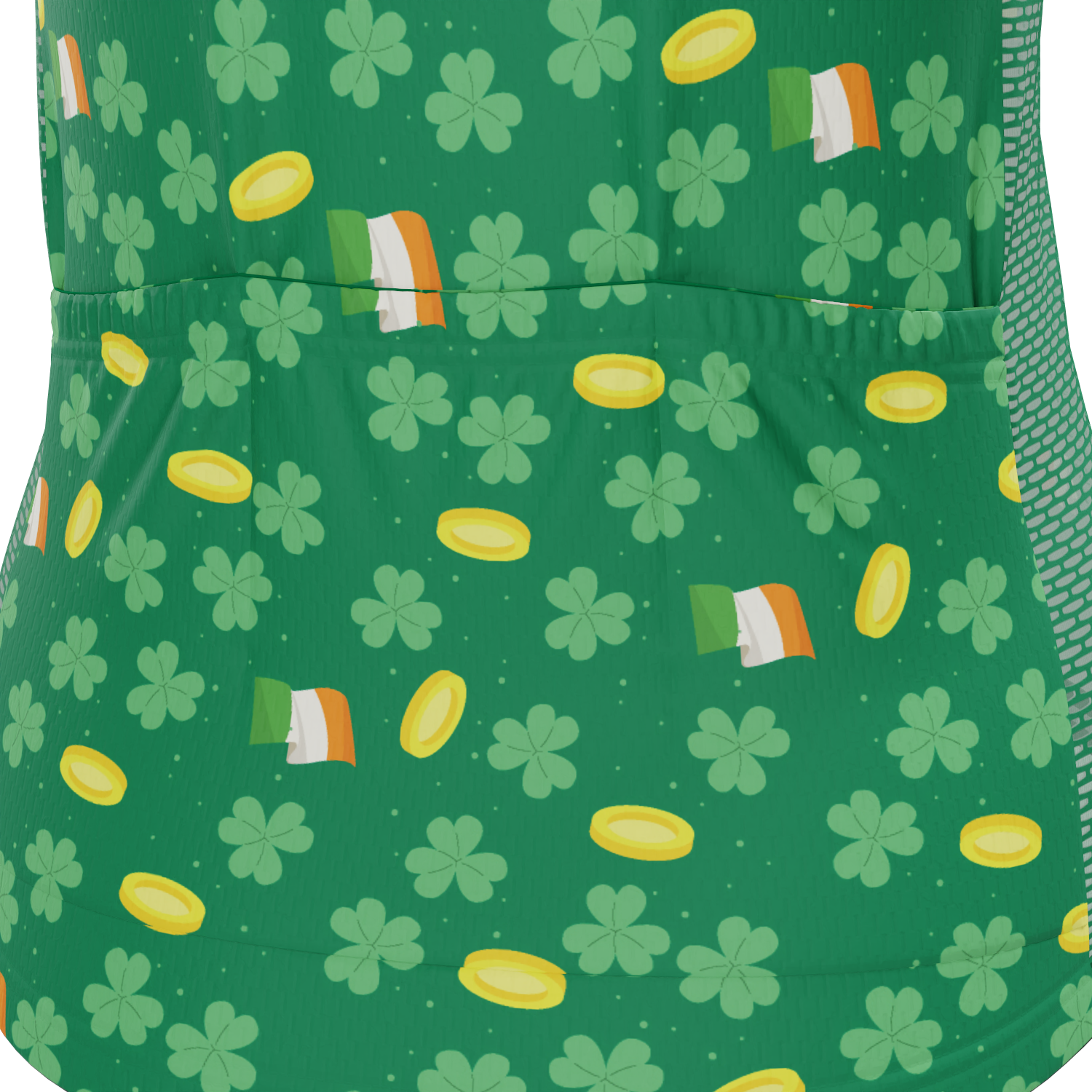 Women's Saint Patrick's Coins Short Sleeve Cycling Jersey