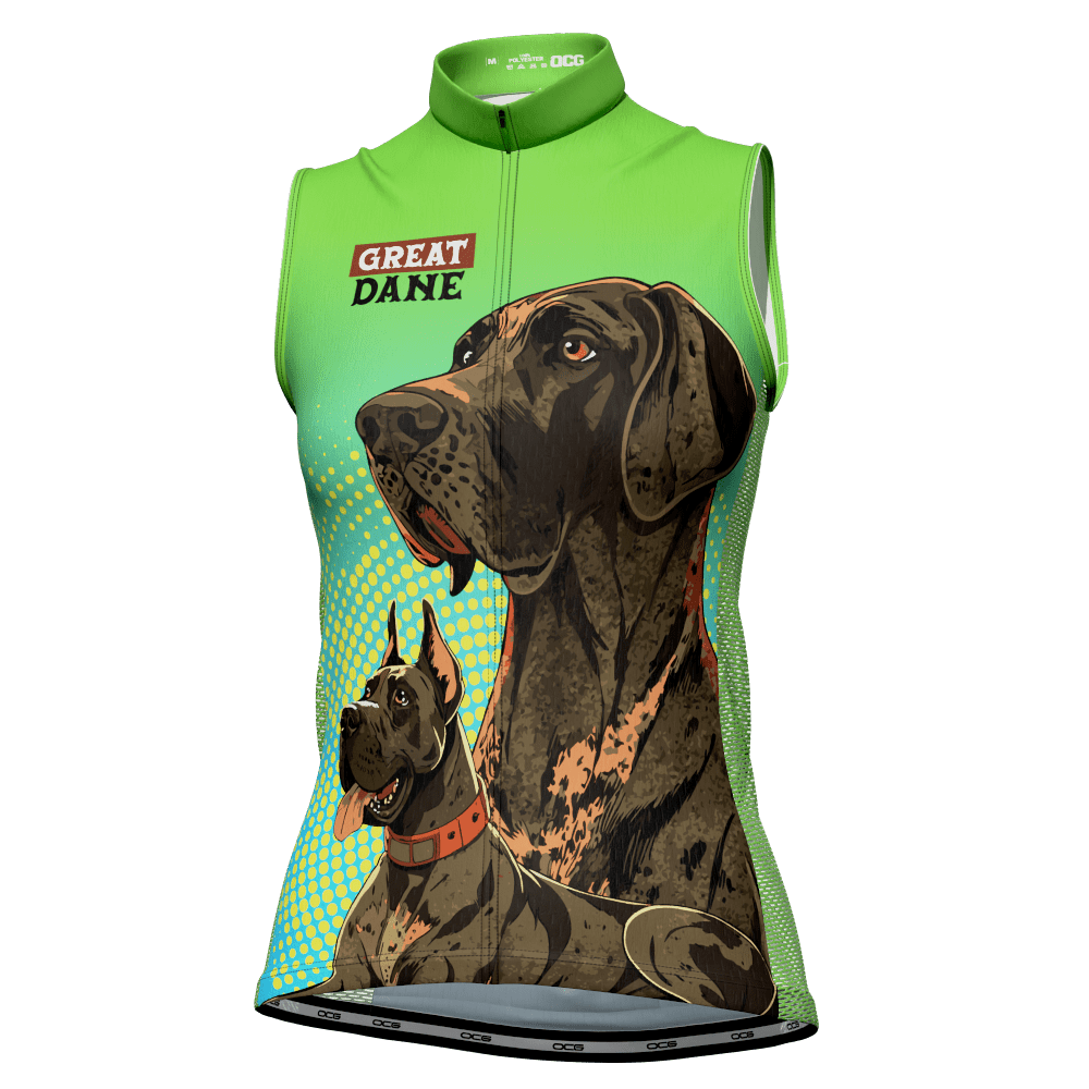 Women's Great Danes Sleeveless Cycling Jersey