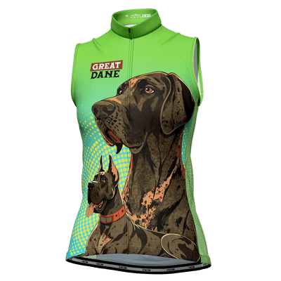 Women's Great Danes Sleeveless Cycling Jersey