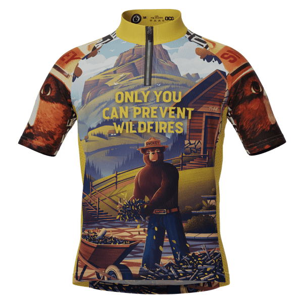 Smokey the shop bear cycling jersey