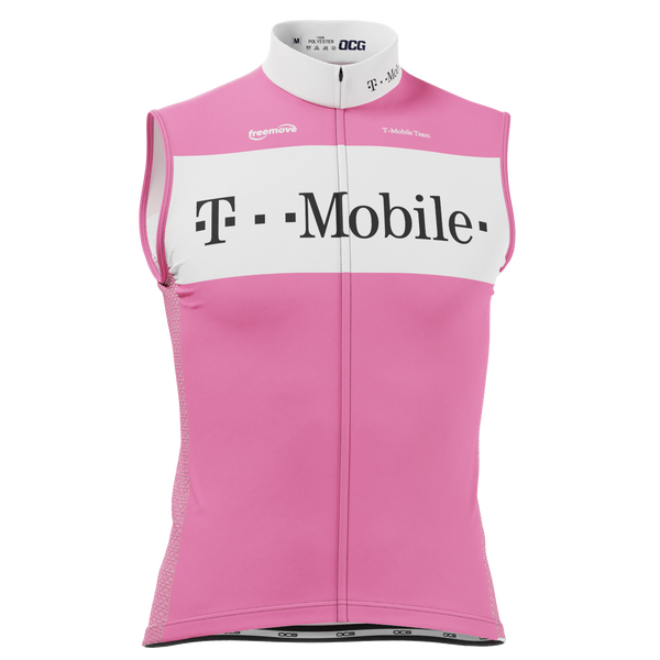 Men's Retro T-Mobile Sleeveless Cycling Jersey