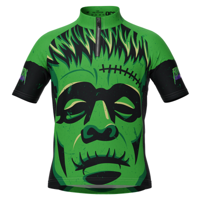Kid's Frankenstein On Wheels Short Sleeve Cycling Jersey