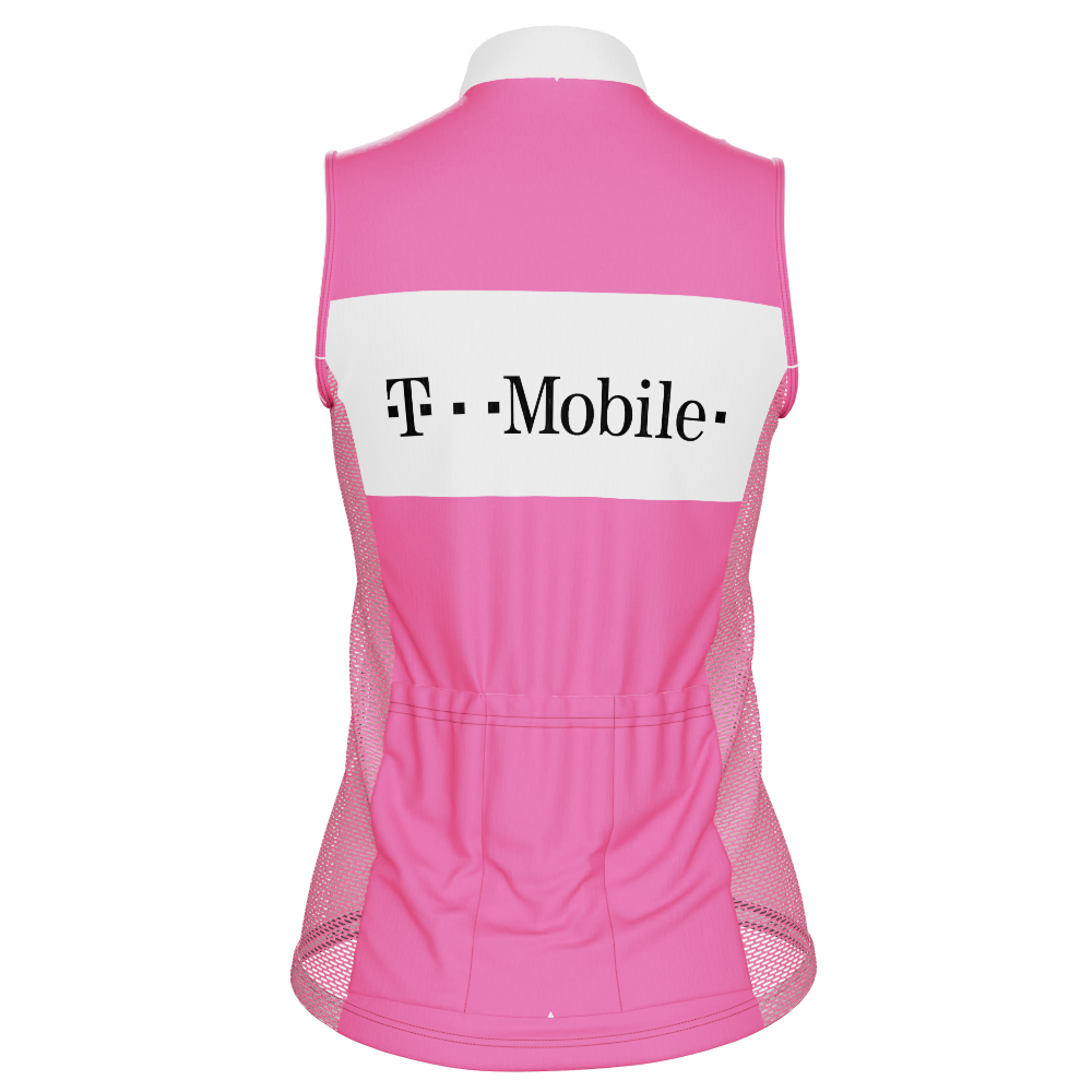 Women's Retro T-Mobile Sleeveless Cycling Jersey