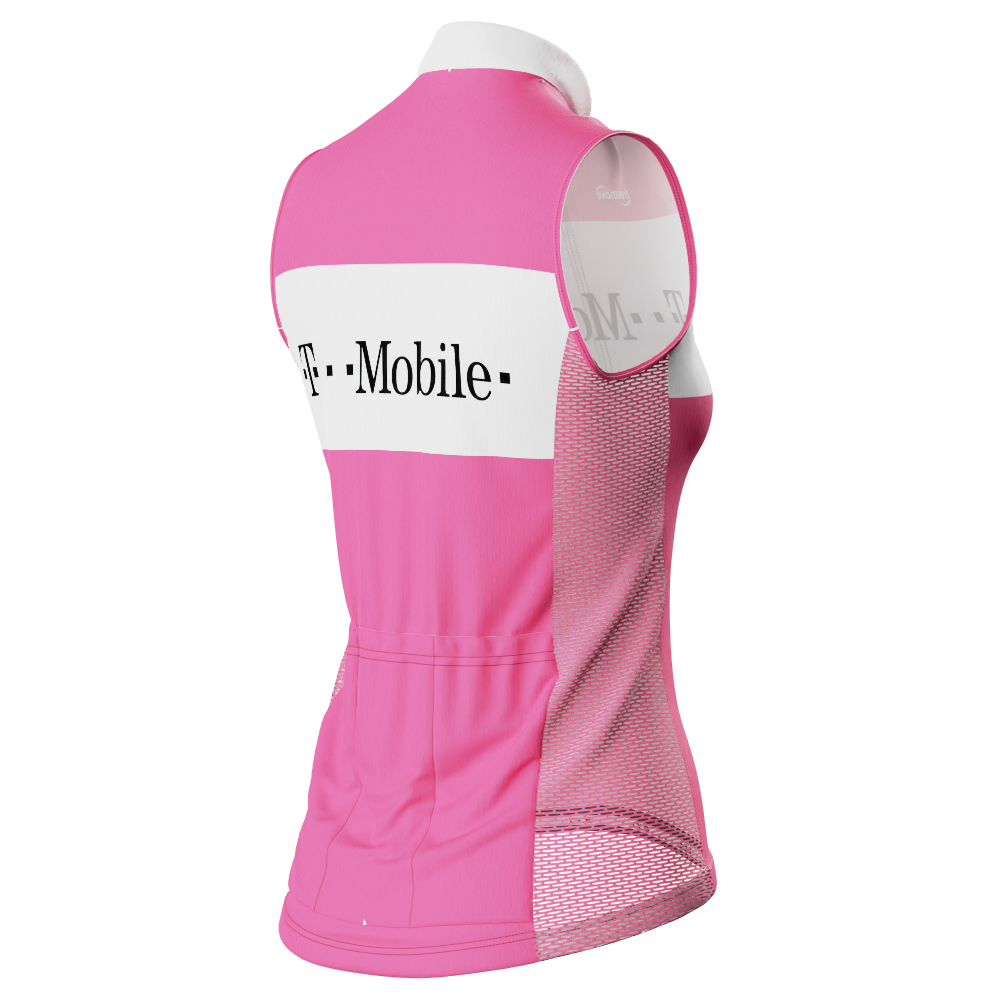 Women's Retro T-Mobile Sleeveless Cycling Jersey