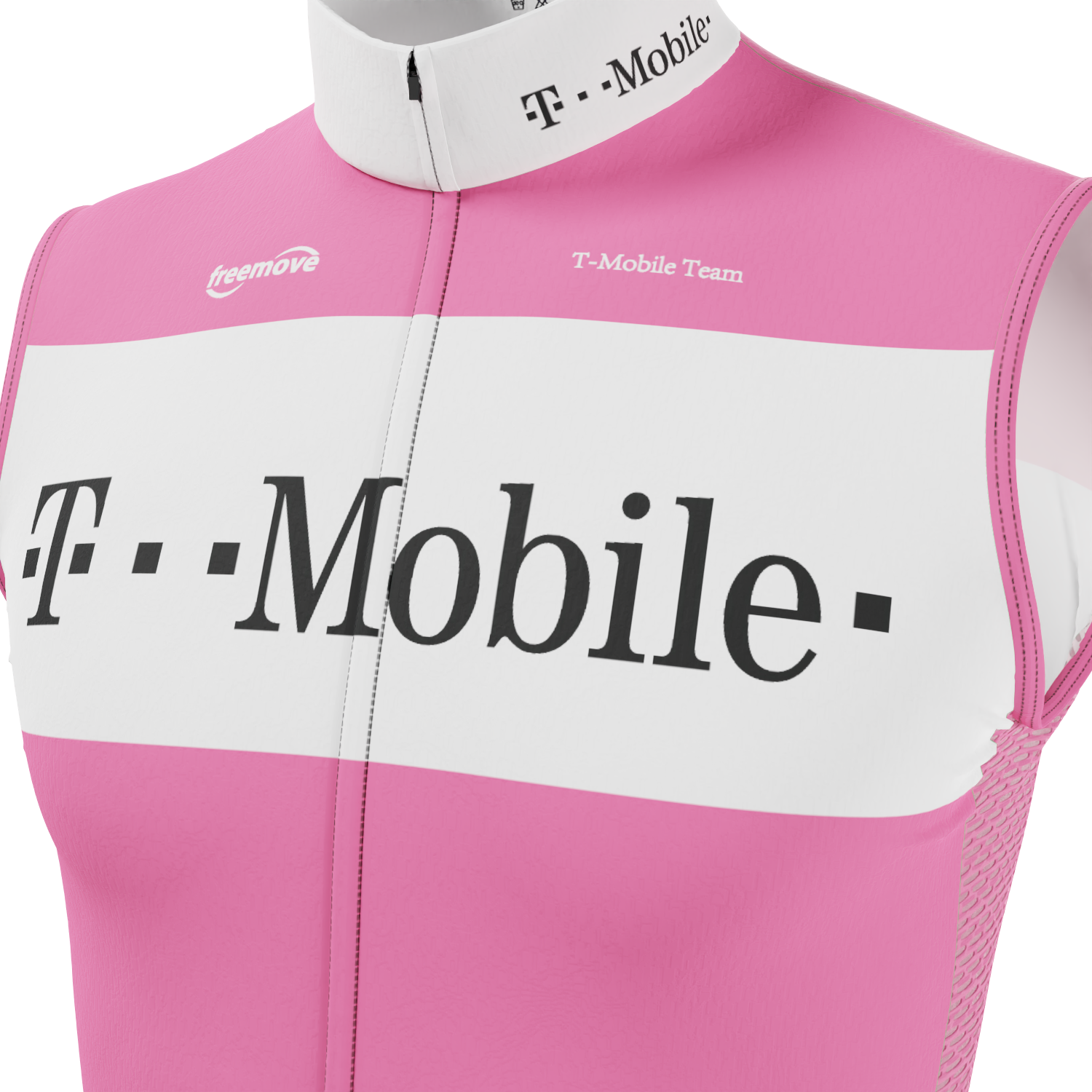 Men's Retro T-Mobile Sleeveless Cycling Jersey