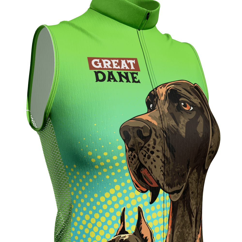 Women's Great Danes Sleeveless Cycling Jersey