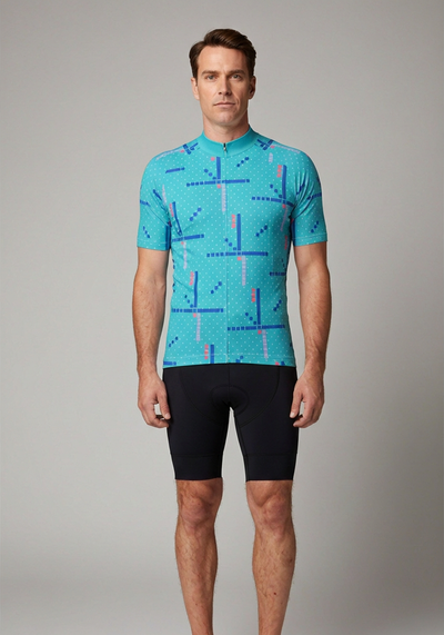 Men's PDX Terminal Carpet Short Sleeve Cycling Jersey