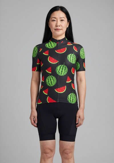 Women's Watermelon Short Sleeve Cycling Jersey