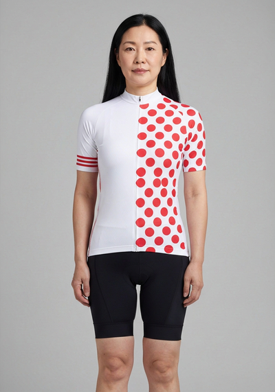 Women's Tour de France King of The Mountain Short Sleeve Cycling Jersey